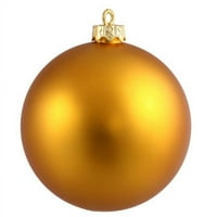 Antique Gold Matte UV bušeni kapice Ornament, u