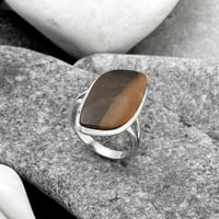 Desiregem Prirodni poligram jasper sterling srebrni odrasli ženski prsten s. Nakit SDR R-1005