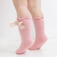 Ediodpoh Baby New uzorak modni slatki luk prozračne udobne čarape čarape ružičaste l