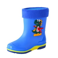 Baycosin Toddler kišne čizme Big Kids Lako na kišnoj cipela Dječja vodootporna cipela za dječake Djevojke