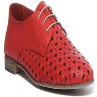 Alexandra ženske tkane čipke meke cipele u crvenoj veličini 6