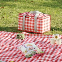 Cleance Vanjski veliki kapacitet za piknik za piknik Kamp Picnic Basket Travel Picnic Bag Portable Bento