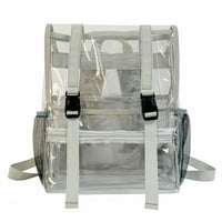 Dvokrevetni modni ruksak višenamjenski vidljivi odlične prozirne dječake Djevojke ruksačka torba