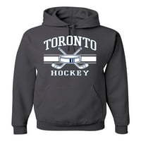 Wild Bobby Grad Toronto Hokej Fantasy Fan Sports Unise Dukserica, ugljen, XX-Large