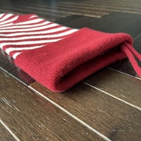 Rovga odmor za odmor Božićne čarape poklon torba Dječja bombona zatvorena božićna čarapa poklon pletenje