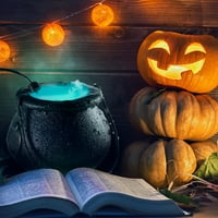 Noćna volja Halloween Maglica veštica sa šarenim LED svjetlima, Halloween Party Master Maker Fogger