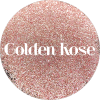 Glitter Heart Co. Glitter - Visokokvalitetni poliesterski sjaj - Zlatna ruža - Metallic Rose Gold Fine