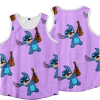 Disney Stitch prsluk vrpca majica bez rukava ljetni modni vrhovi rezervoara za muškarce žene