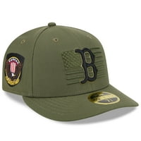 Muška nova era zelena boston crvena, tako da je oružana sila niski profil 59fifty ugrađeni šešir