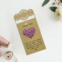 Obične kartice i koverte za djevojke prazne kartice za sve prilike Promišljene kartice sa kovertama džep zagrljaj čestitka CHIBD CASTINDEN'Dan's Can Heart Book Diamond Reand Paper papir