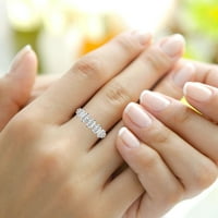 Ovjereni laboratorij ovalnog oblika uzgojili dijamantski godišnjički prsten za žene