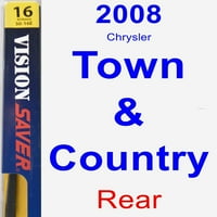 Chrysler Town & Country Wiper Set Set Kit - Stražnji