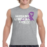 Normalno je dosadno - Muška grafička majica bez rukava, do muškaraca veličine 3xl - Hodgkinov rak limfom