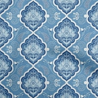 Onuone pamuk poplin plava tkanina azijski ukrasni zanatski projekti dekor tkanina štampan dvorište široko