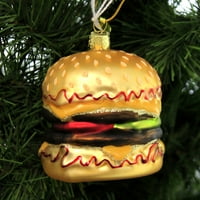 Holiday ukrasi Dvostruki cheeseburger Goveđi patty sir Božić Go1520