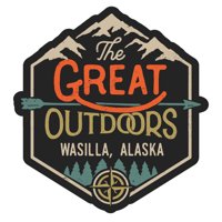 Wasilla Aljaska Veliki magnet za dizajn na otvorenom