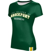 Ženska Zelena SUNY Brocport Zlatni orlovi poslovna majica