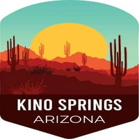 i R uvoz Kino Springs Arizona Suvenir Vinil naljepnica naljepnica Kaktus Desert Design