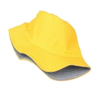 Pgeraug kašika šešira Fisherman divlja za zaštitu od sunca na otvorenom kape za žene žute