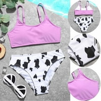 Djevojke kupaće kostim bikini set Outfits Solid Subvender kupaći kostimi Leopard ljetni bikini kupališta