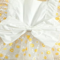 Novorođena novorođenčad za bebe Ljetna odjeća princeza Bowknot bez rukava TUTU TUTU ROMPER haljina Bodičara