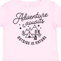 Inktastična avantura čeka vani u prirodi sa šatorom i planinama poklon majica malih majica ili majica
