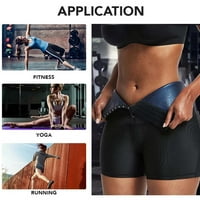 Ženske hlače za znojenje visoki struk smajnik za osmišljavanje trening za mršavljenje trening teretane