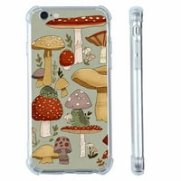 Futrola od gljiva žaba za iphone se 8 7, estetski umjetnički dizajn uzorak mekani poklopac kafe za branik