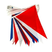50 * Sindioni Jack za zastave Jubilarne zastave Crveni bijeli plavi ulični baner DIY DIY