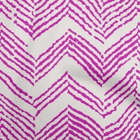 Onuone Velvet Fuschia ružičasta tkanina Geometrijska tkanina za šivanje tiskane ploče od tiskane od