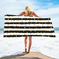 Ručnik za plažu Mikrofiber s dva lica na plaži Velvet ručnik za ručnik za ručnik za brzo sušenje Plivanje