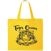 Tiger Queen pamučna platna torba torba