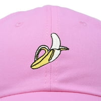 Novost banana Peel Baseball Dad Cap Pokloni za muškarce Žene u svjetlu ružičastoj boji