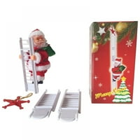 [Clearence prodaja] Božićni viseći dekorati Santa Claus Električni uspon Ljestve za viseće dekoracija