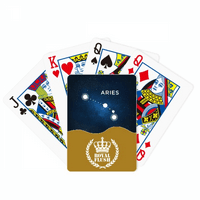 Aries Constellation Zodijački znak Royal Flush Poker igračka karta