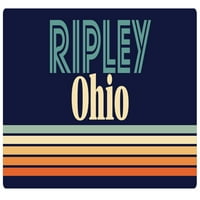 RIPLEY OHIO vinil naljepnica za naljepnicu Retro dizajn