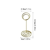 Broj stola stalak okrugli oblik Metalni prikladni nosač kartica Centerpijes CLAP STELAF Vjenčanje ukras