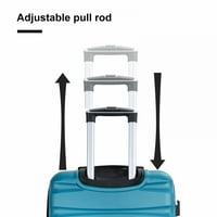 Kompleti za prtljag, širok ABS Hardshell lagan kofer sa dvije kuke, kotačima za centriranje i TSA zaključavanje,