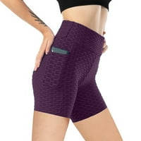 Hlače za žene Trendi Žene Osnovne klizne biciklske kratke hlače Kompresija Workging Hotgings Yoga Shorts