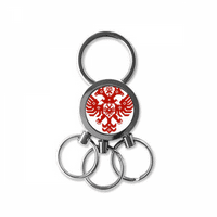 Rusija Nacionalni amblem orao od nehrđajućeg čelika Metalni držač za prsten za ključeve ključeva
