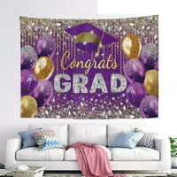 Diplomirao Backdrop Banner sa gradskim balonima Veliki čestitke GRAD Party Dobavljači ukrasi Fotografija
