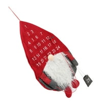 Obrnuto odbrojavanje božićnih boja, Božićni kalendar za višekratnu upotrebu prekrasnog praktičnog za
