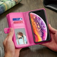 Mignenova iPhone XR futrola, 2-inčani novčanik za iPhone XR PU futrola uklonjiva - poklopac kućišta
