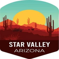 i R uvoz zvezde Valley Arizona suvenir Vinil naljepnica naljepnica Kaktus Desert Design