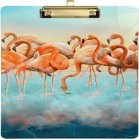 Crveni flamingo pustinjski međuspremnik Tvrdborska ploča za njegu drveta i povucite za standardno pismo