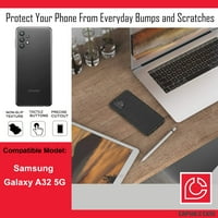 Capsule Case kompatibilan sa Galaxy A 5G [Slatka četkana tekstura otporna na hibridu Slim Dizajn zaštitni