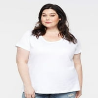 - Ženska majica plus veličine - pribor za rak dojke