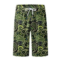 Muške havajske kratke hlače Grafički print casual ljetne kratke hlače sa džepom vojske zelene veličine