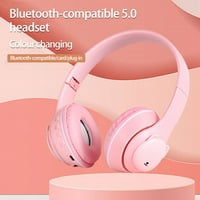 Fugseused set Sklopivi RGB Bluetooth kompatibilan sa Bluetooth-u 5. Kompjuterski pribor za bežične slušalice