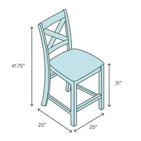 31 okretna stolica za okretni bar, stražnji stil: puna leđa, težinski kapacitet: 300